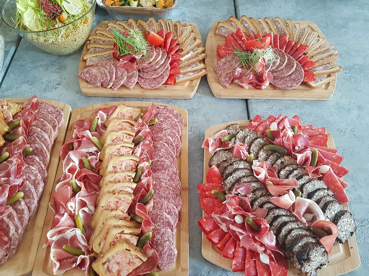 Le plateau de chacuterie du Chef Maxime au Ginkgo