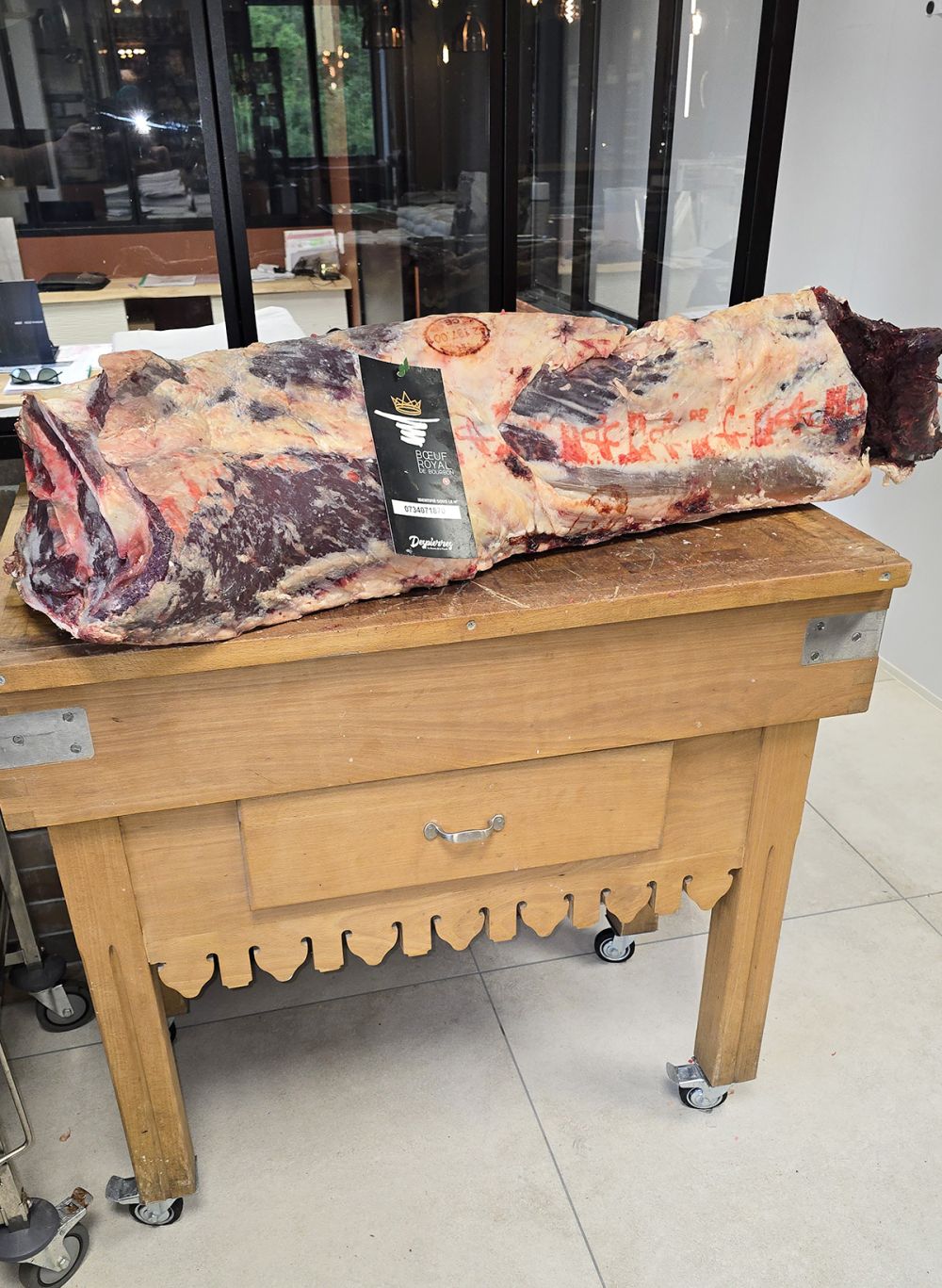 Pièce de boeuf de la maison Despierres à Roanne cuisinée par le Ginkgo