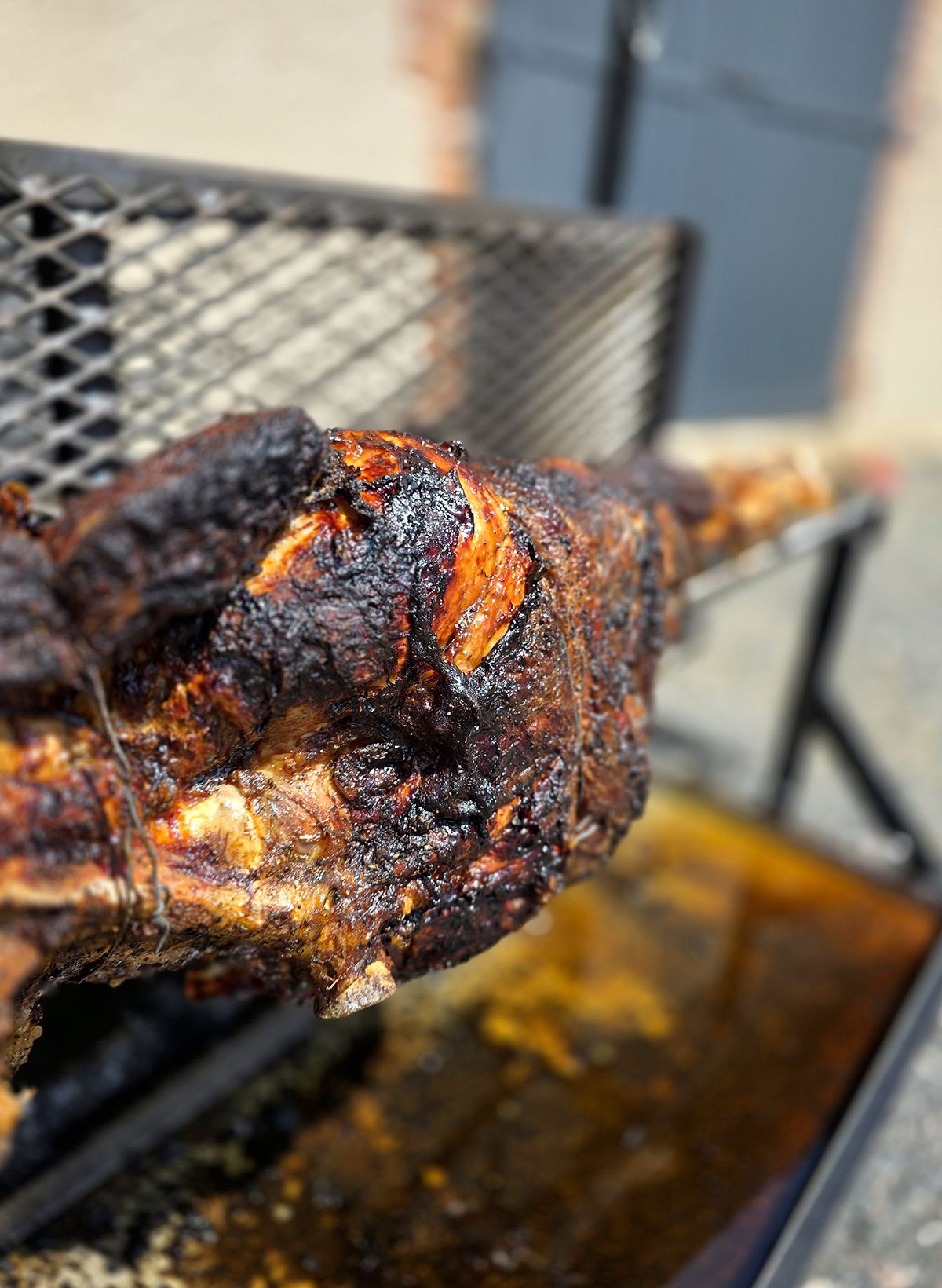 Cuisse de veau au tourne-broche par le Ginkgo