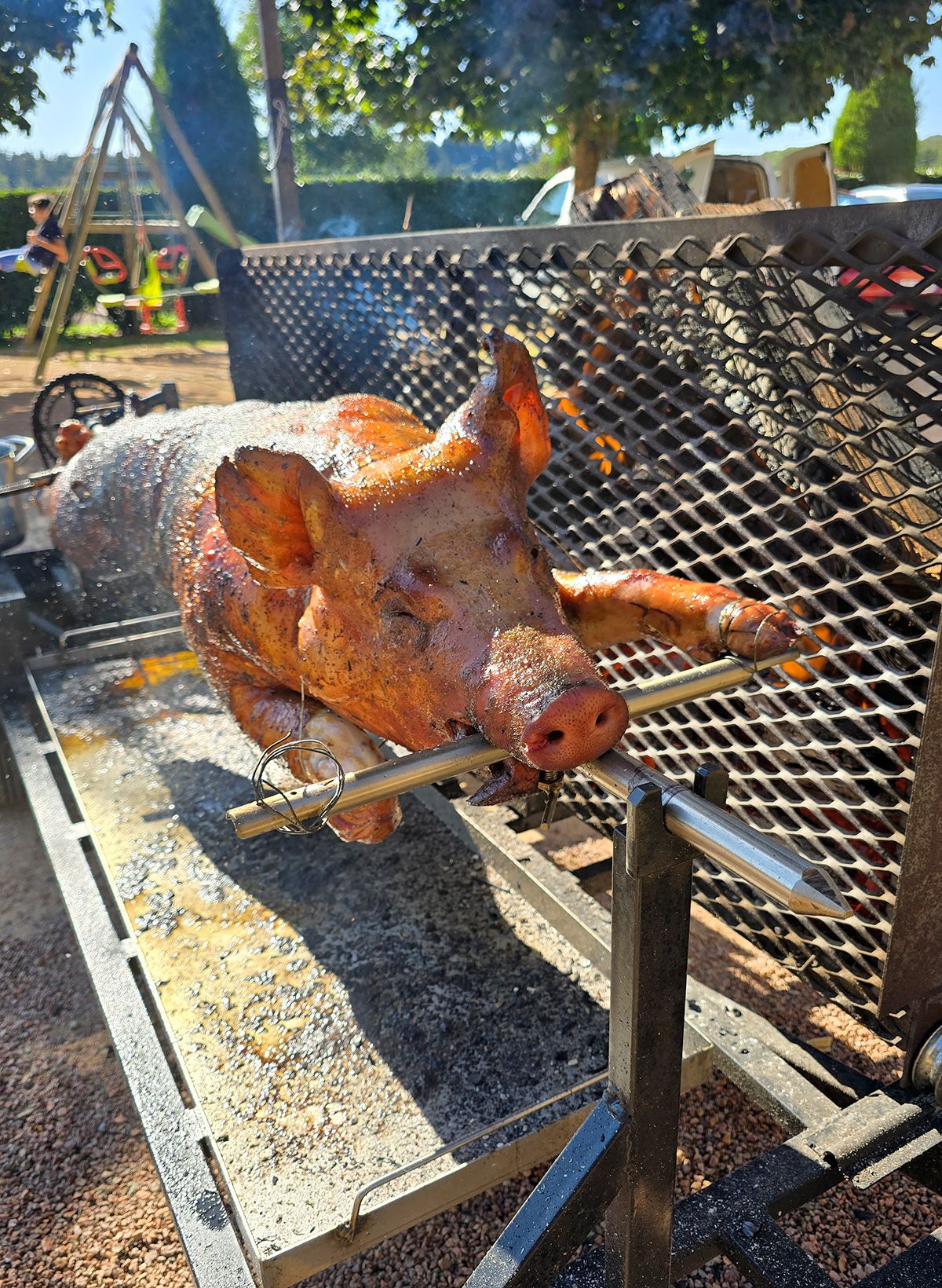 Cochon au barbecue au Ginkgo
