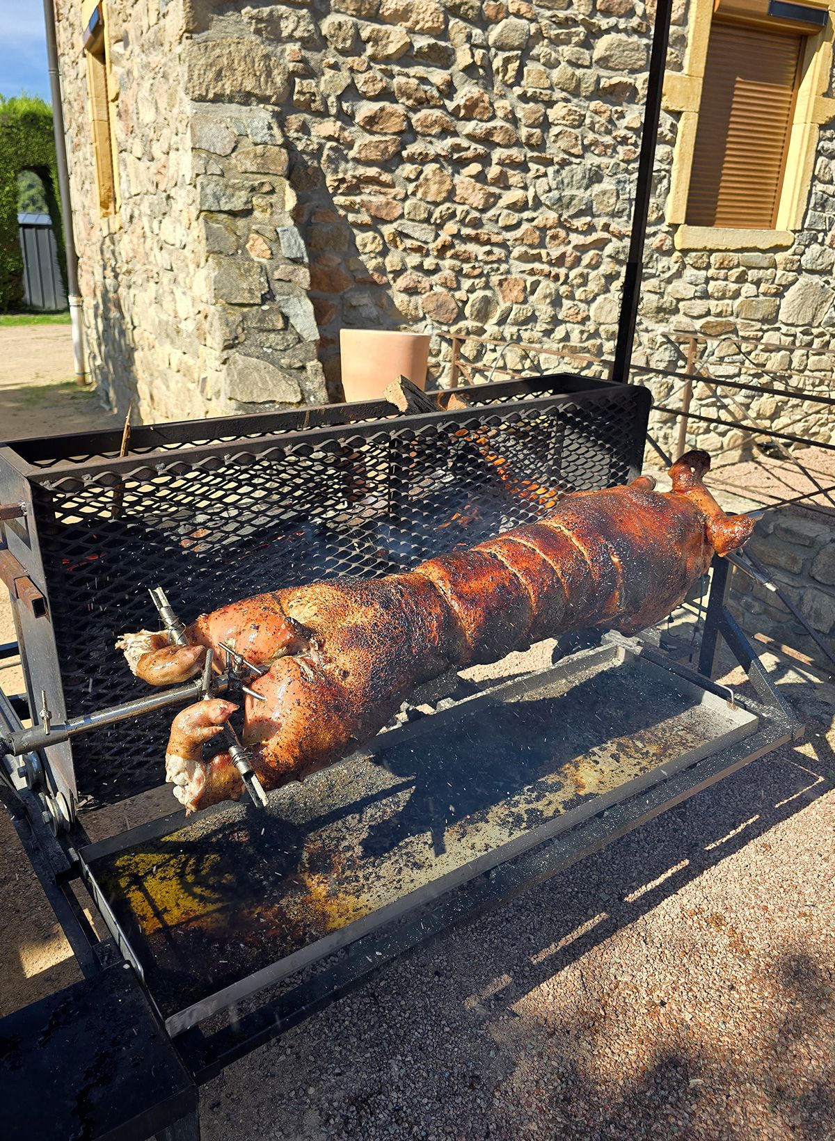 Cochon au tourne-broche par le Ginkgo